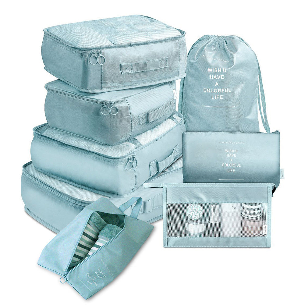 8-piece Set Luggage Divider Packing Cube Bags